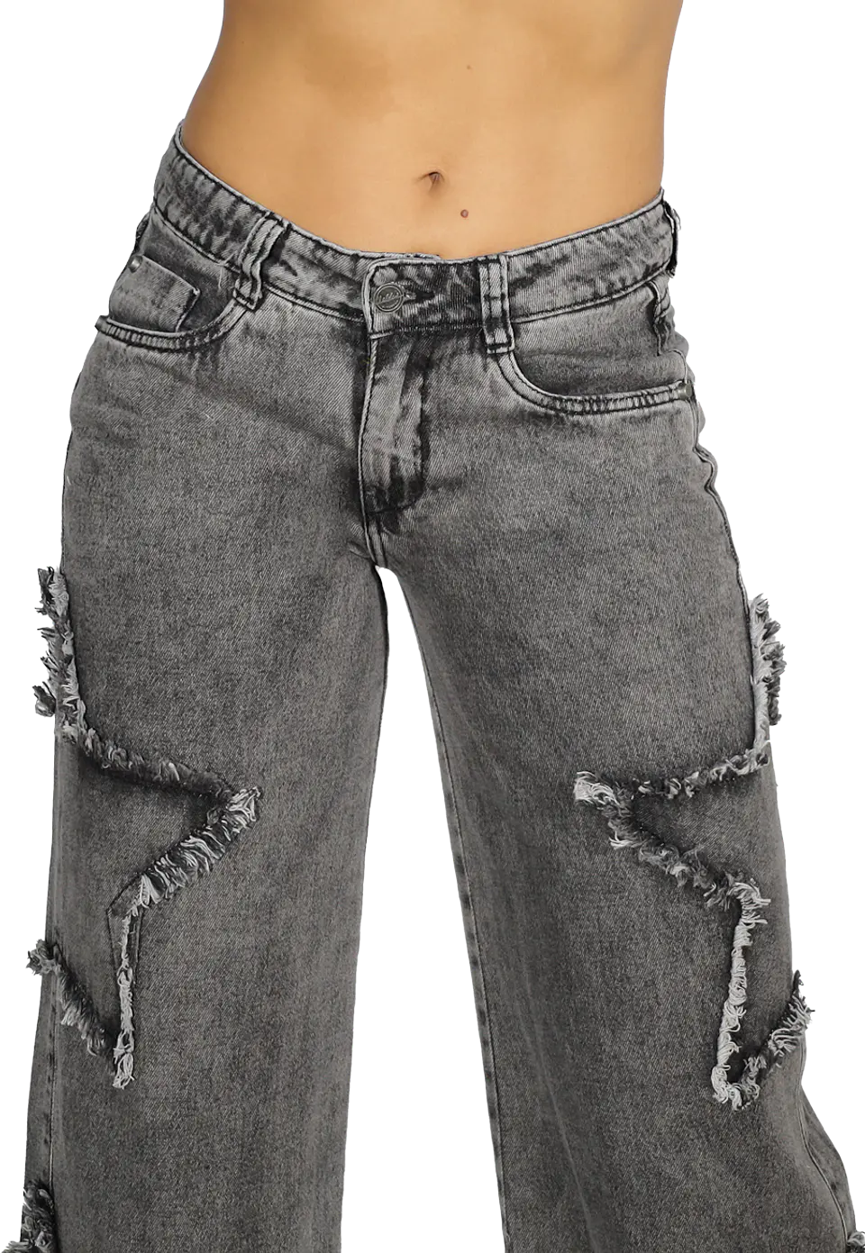 Jeans Estrellas negro Dirty 42 2