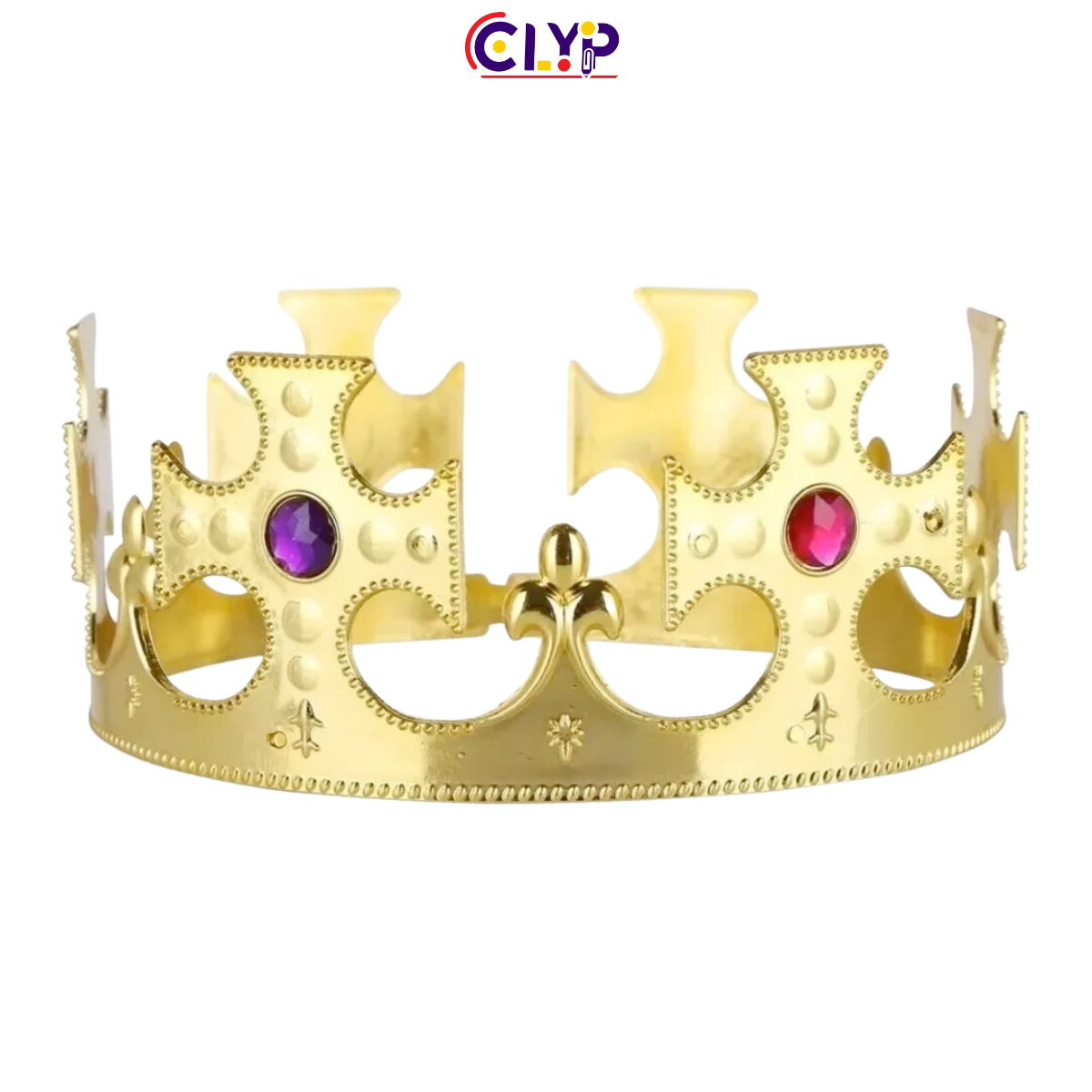 Corona Rey dorada ajustable