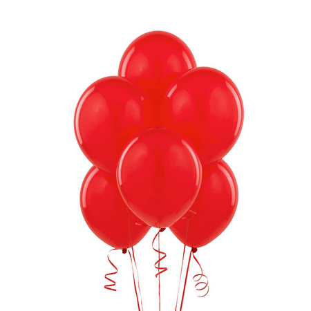 Globos rojos R9 látex 50un