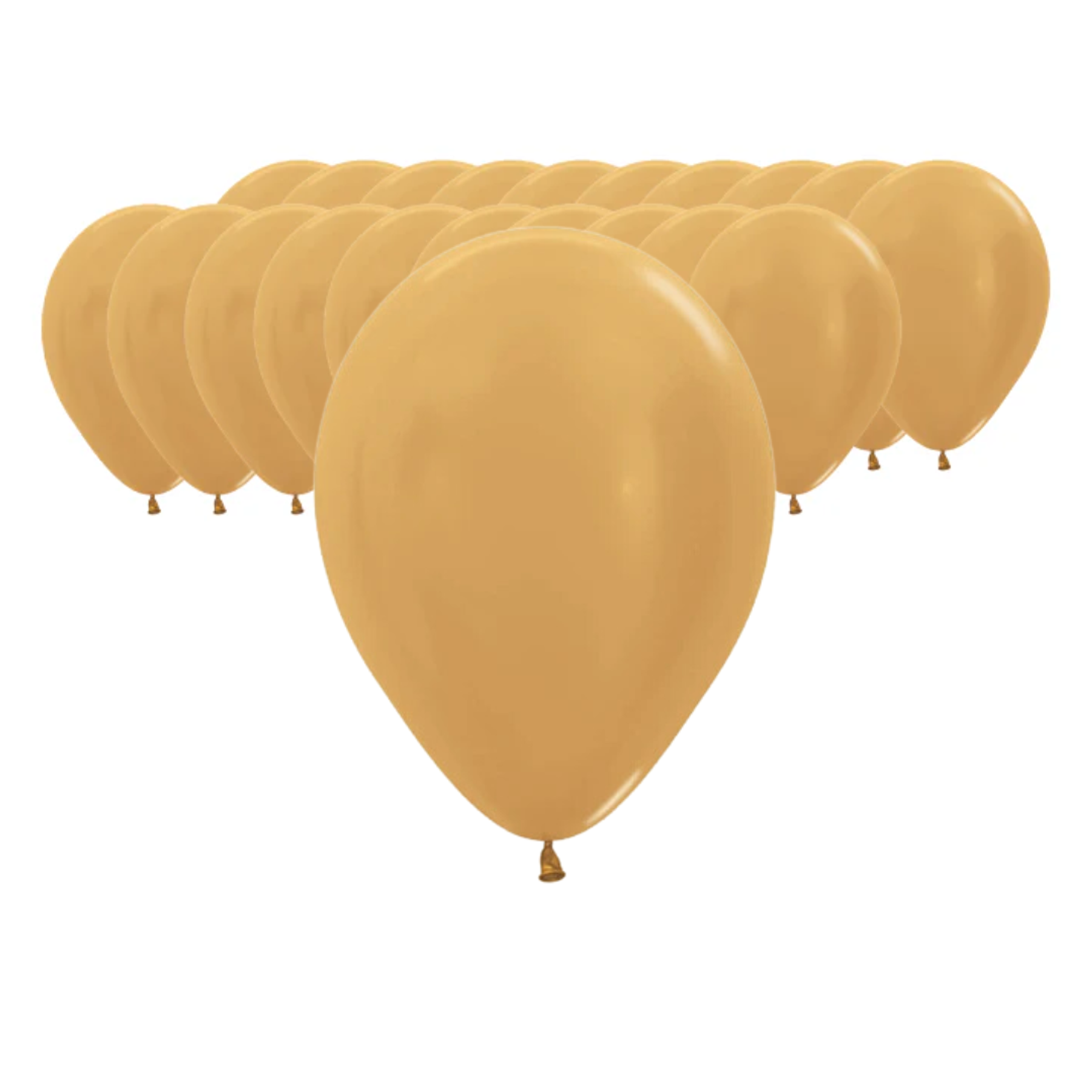 Globos perlados R9 dorado 25un