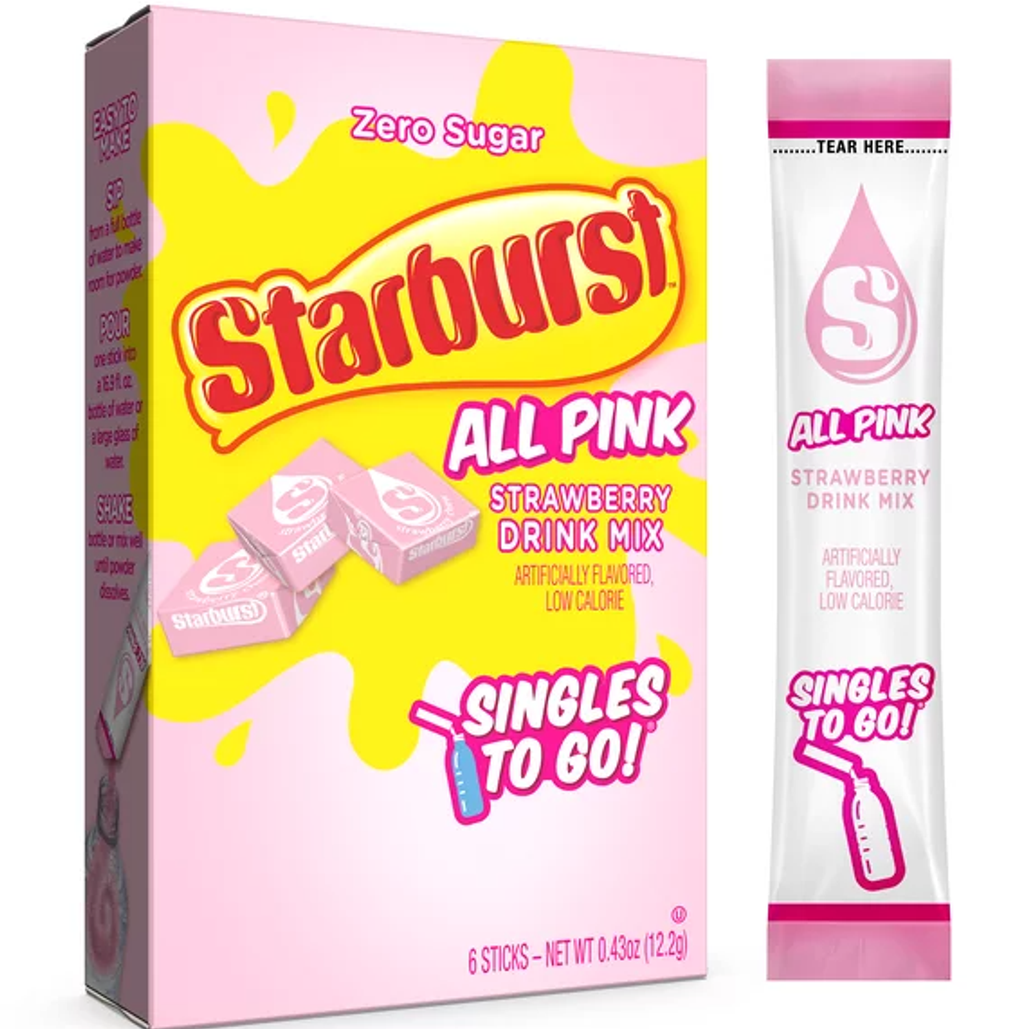 Starburst en polvo Pink 6 sobres