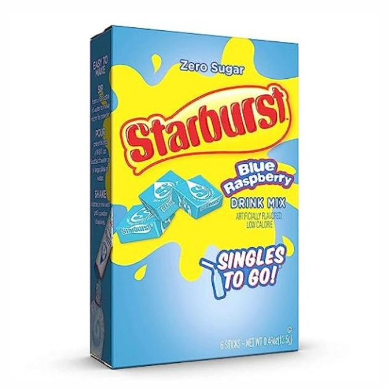 Starburst polvo blue raspberry 6 sobres