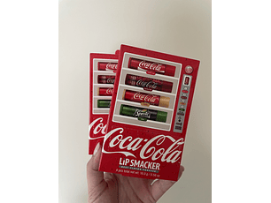 Set 4 lip Coca Cola 