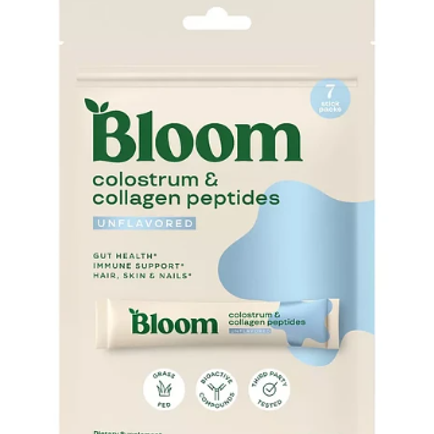 Bloom Colostrum & Collagen Péptidos en Polvo 7 Stick 1