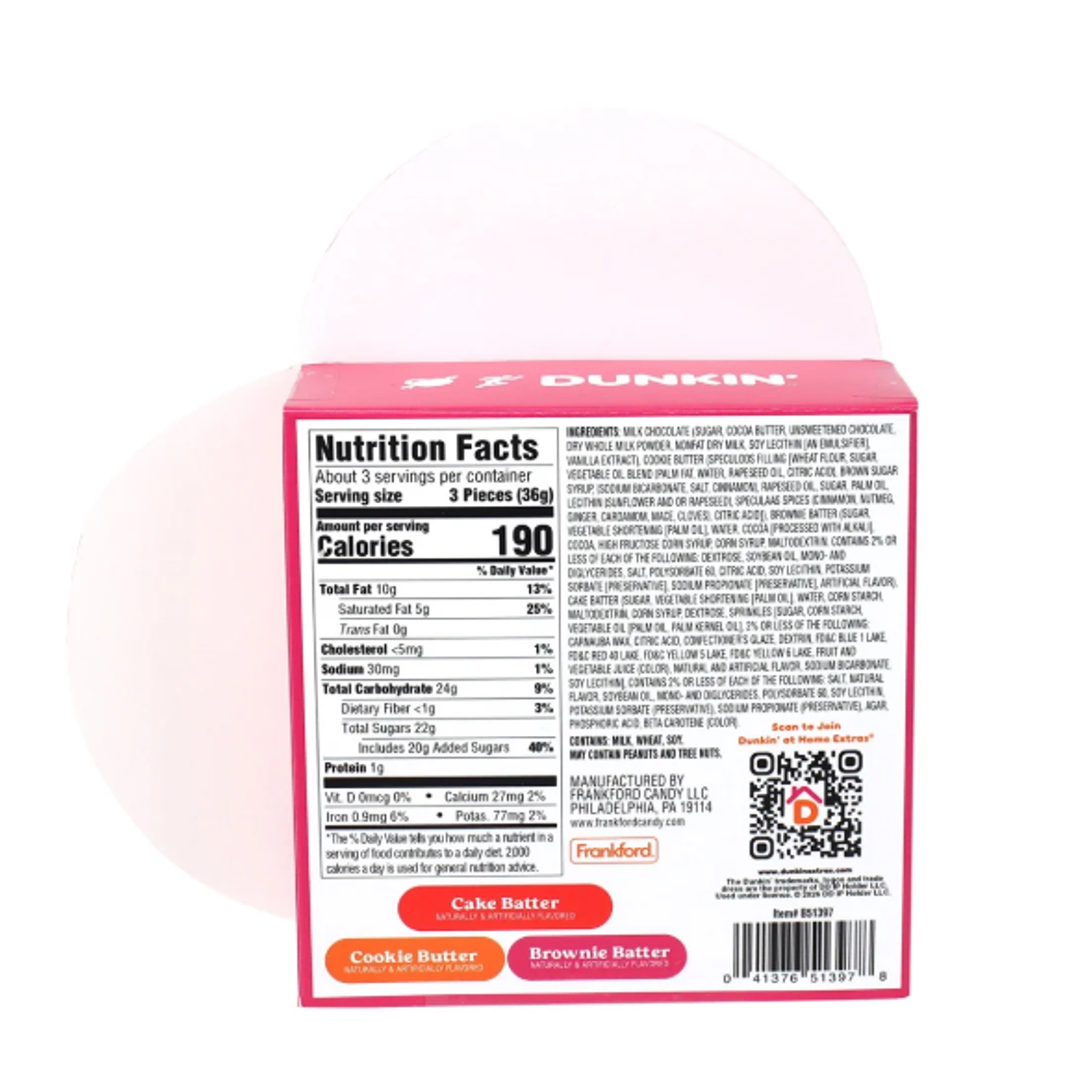 Dunkin Donuts chocolates San Valentin 4