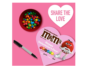 m&m Chocolates San Valentin