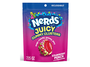 NERDS Juicy Gummy Clusters, sabor a fresa 202gr