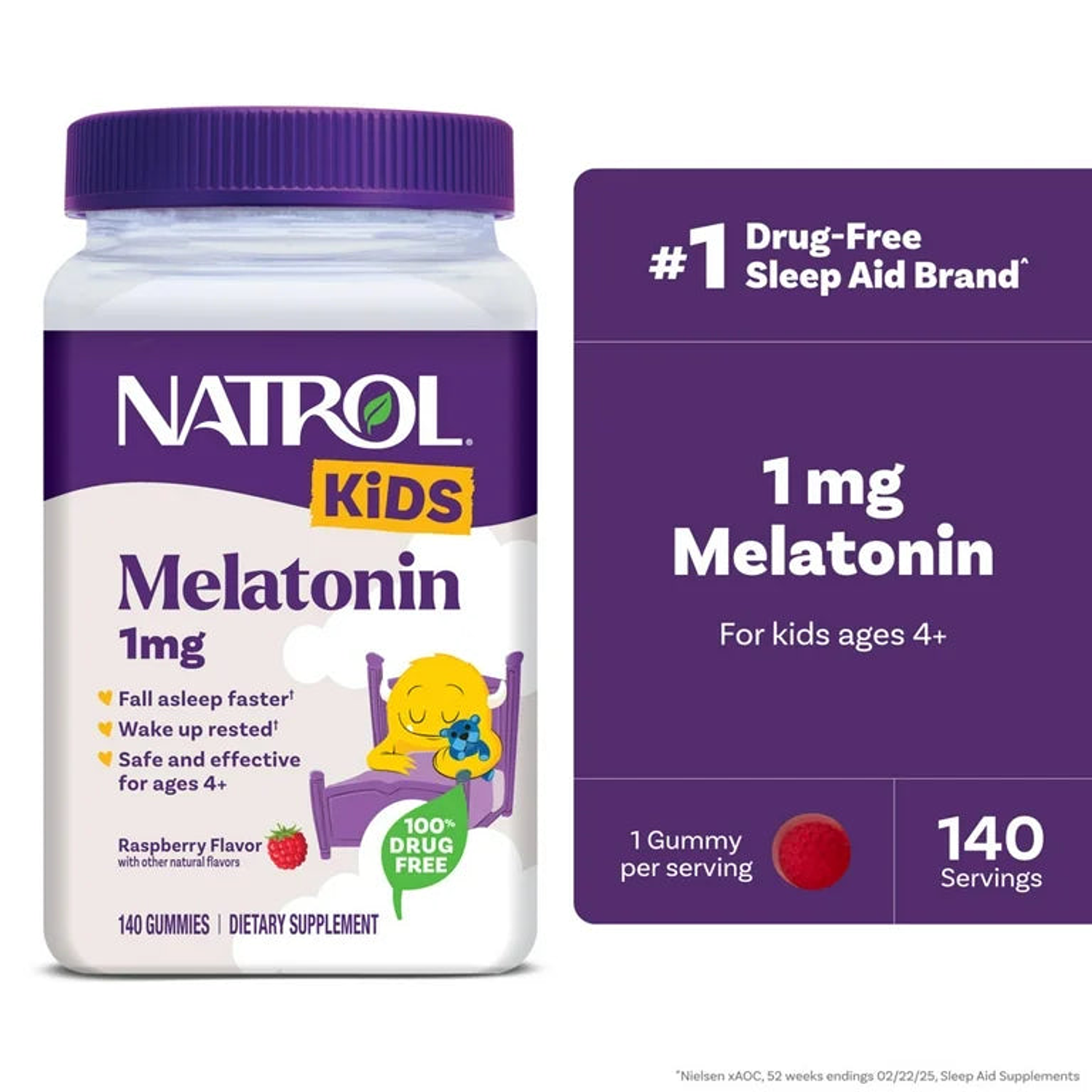 Melatonina niño 1mg 140 und 