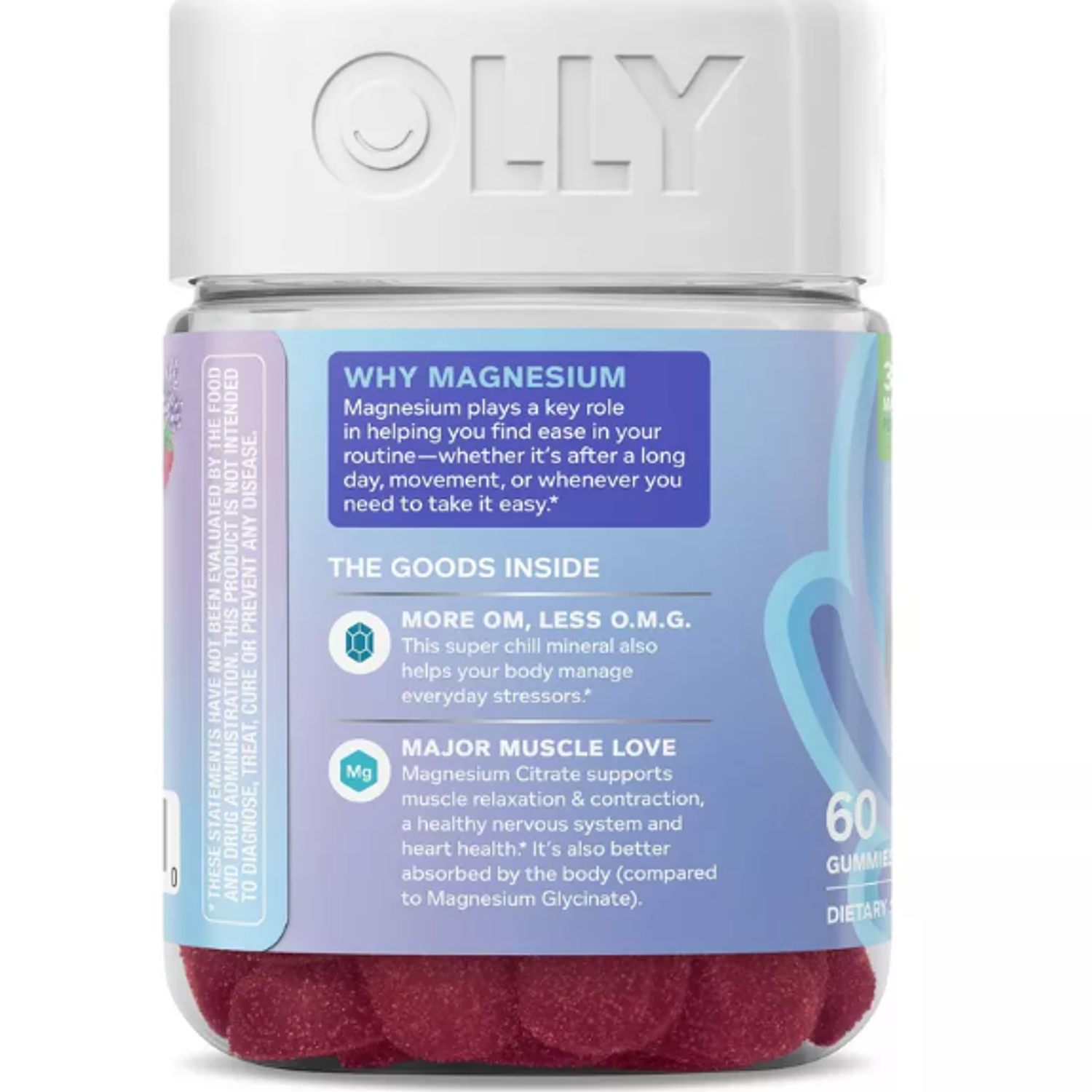 OLLY Vitamin Magnesium Gummies 60 und 2