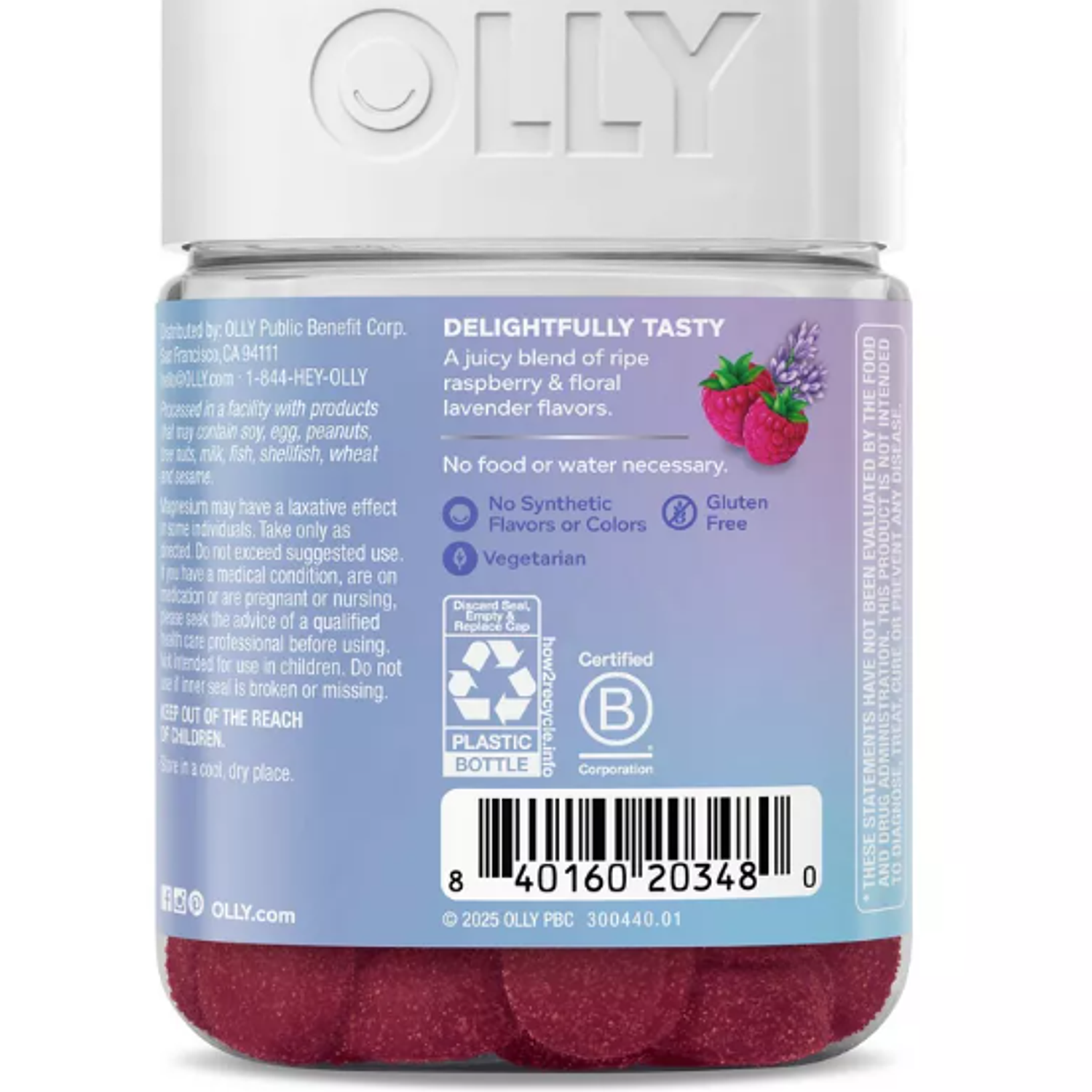 OLLY Vitamin Magnesium Gummies 60 und 3