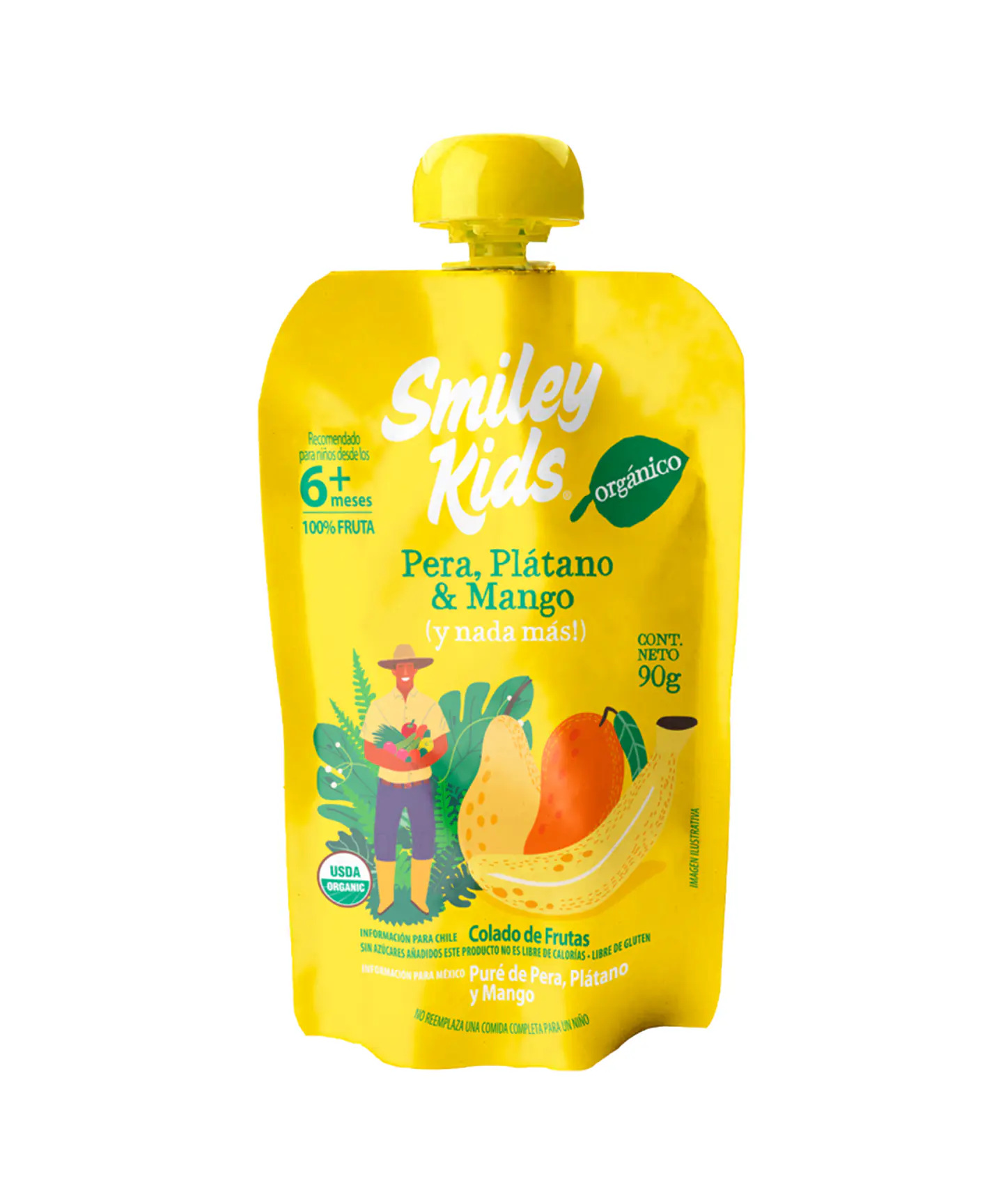 Orgánica Pera Plátano Mango - 18 unds 1