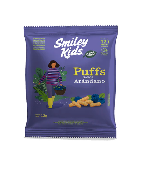 Puff Arándanos 12 grs - 24 unds