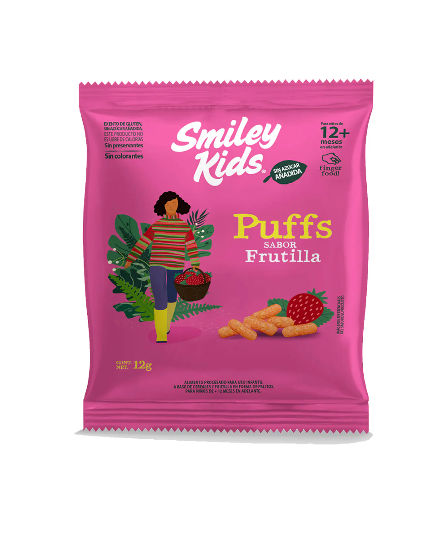 Puff Frutilla 12 grs - 24 unds 1