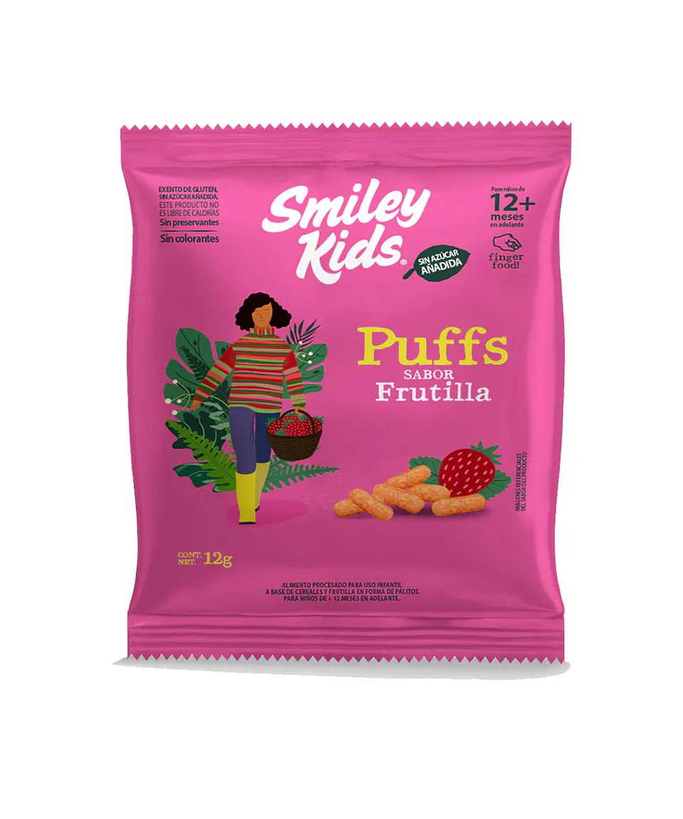 Puff Frutilla 12 grs - 24 unds 1