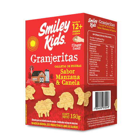 Galletas Manzana Canela 150 grs - 12 unds