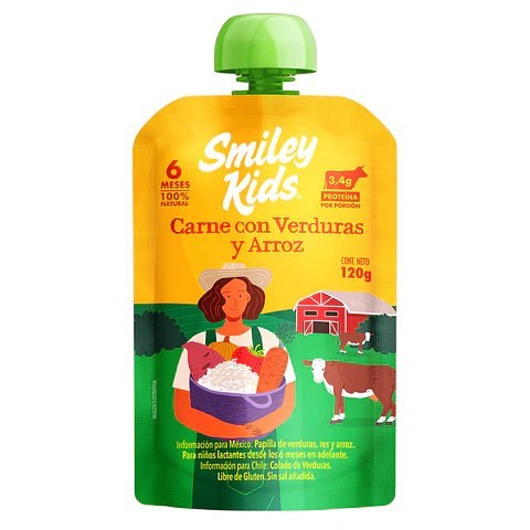 Colado Verdura, Carne y Arroz - 24 Unds