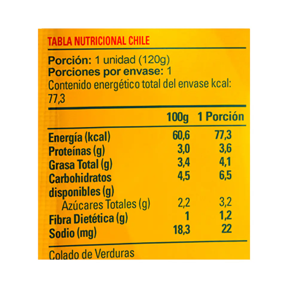 Mix Colados Pollo/Carne con Verduras - 24 Unds 2