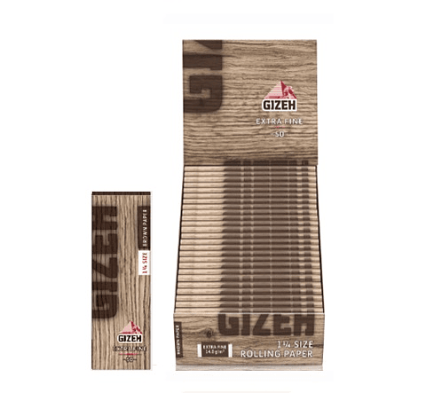 PAPELILLO GIZEH BROWN 1 1/4 25 unid.