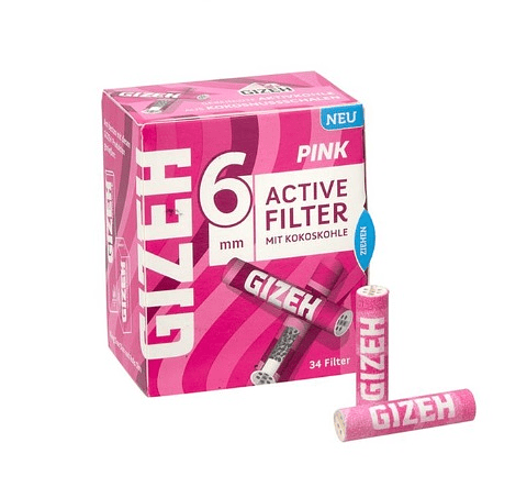 ACTIVE FILTER GIZEH PINK 6mm.  