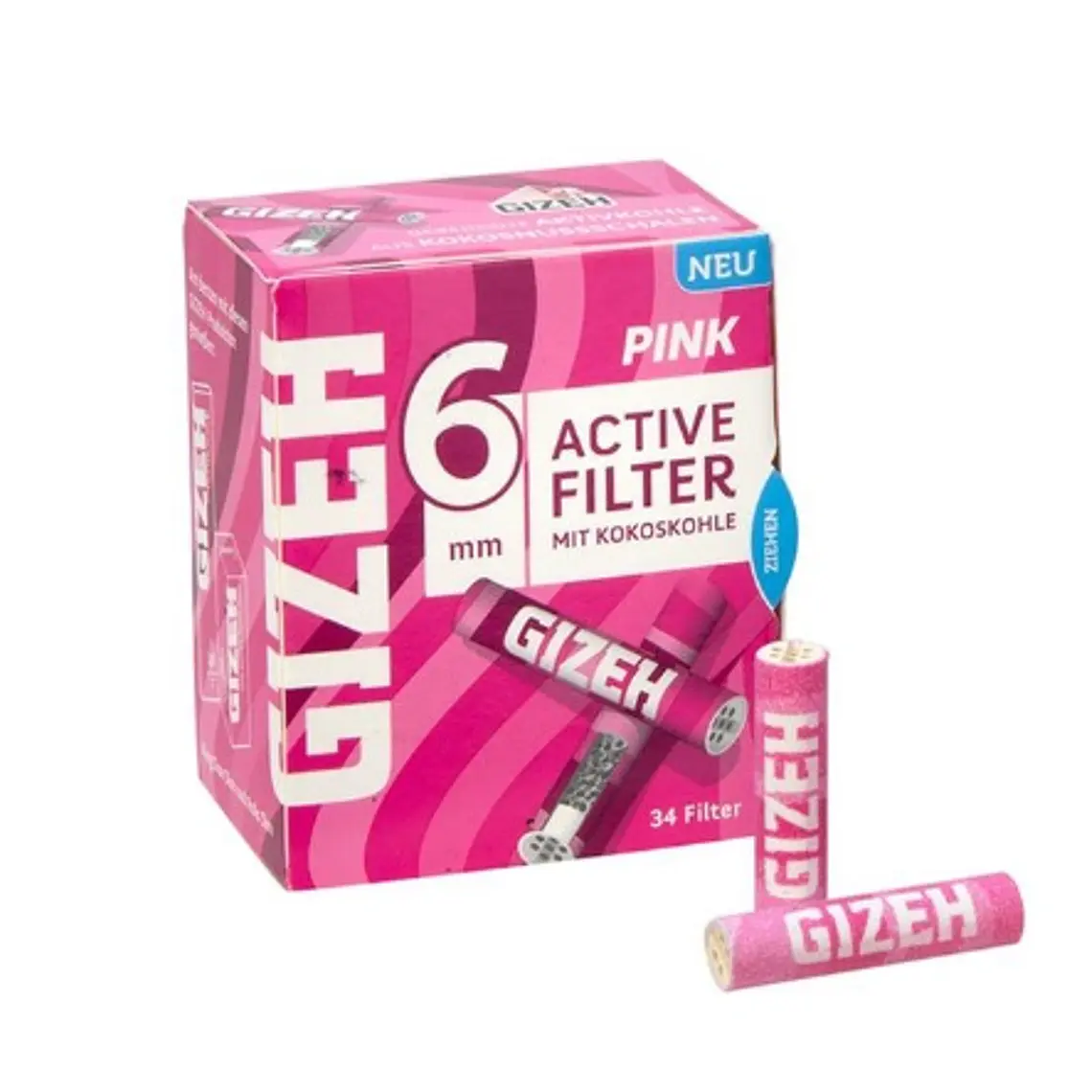 ACTIVE FILTER GIZEH PINK 6mm.   1