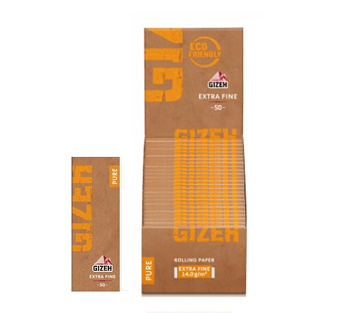 PAPELILLO GIZEH PURE CAÑAMO ORGANIC N°1  50 und.