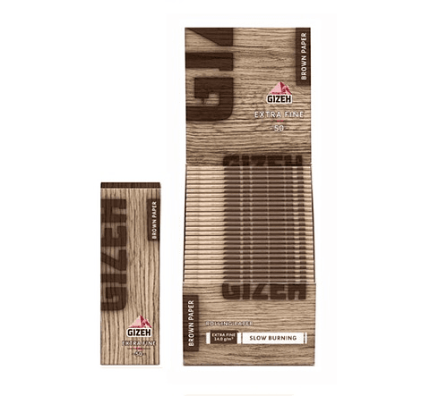 PAPELILLO GIZEH BROWN N°1   50 und.