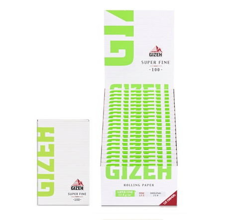 PAPELILLO GIZEH VERDE DOBLE MAGNET N°1   20 und.