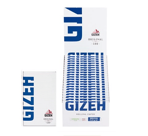 PAPELILLO GIZEH AZUL DOBLE MAGNETIC N°1   20 unid.