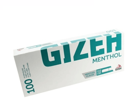 TUBO GIZEH MENTOLADOS  100 unid