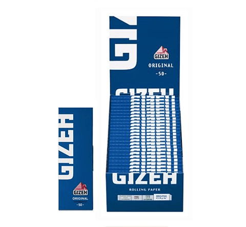 PAPELILLO GIZEH AZUL N°1 REGULAR  50 unid.