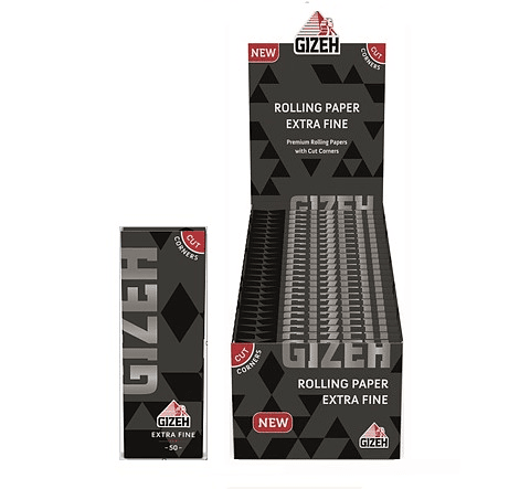 PAPELILLO GIZEH BLACK N°1 Extra Fine 50 unid.