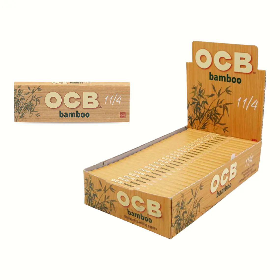 PAPELILLOS OCB BAMBOO 1 1/4 1