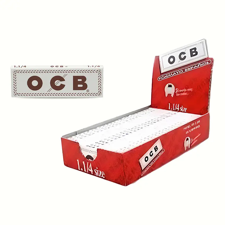 PAPELILLOS OCB BLANCO 1 1/4 1