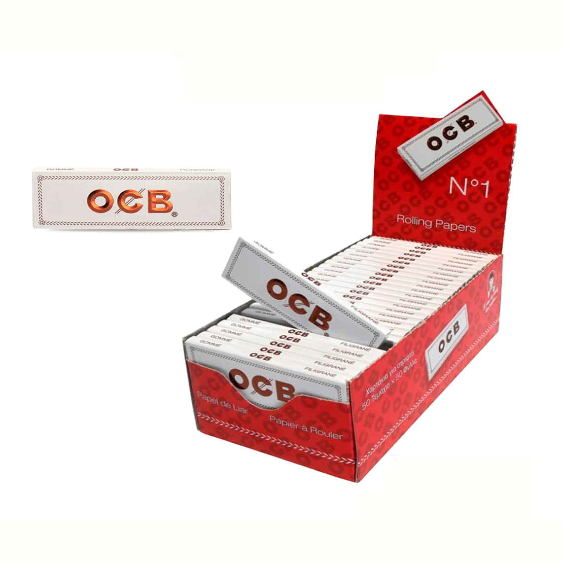 PAPELILLOS OCB BLANCO Nº1 1