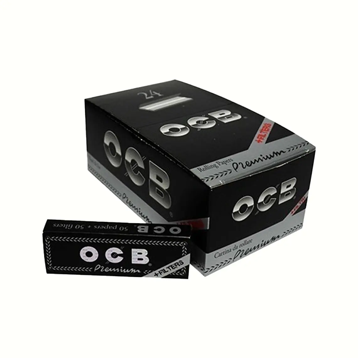 PAPELILLOS OCB PREMIUM 1 1/4 + BOQUILLAS 1