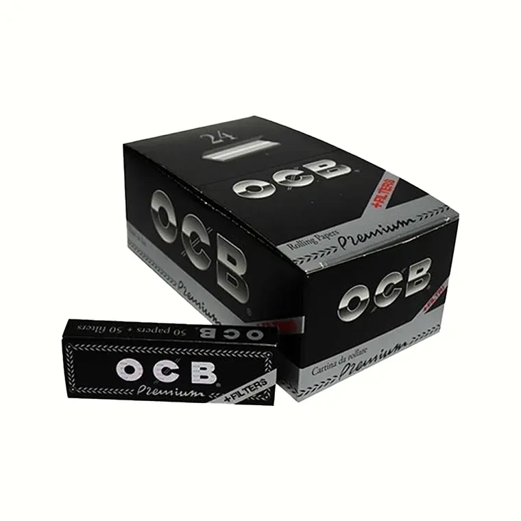 PAPELILLOS OCB PREMIUM 1 1/4 + BOQUILLAS 1
