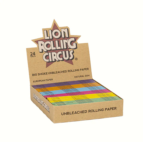 PAPELILLOS ORGÁNICO LION ROLLING CIRCUS KING SIZE