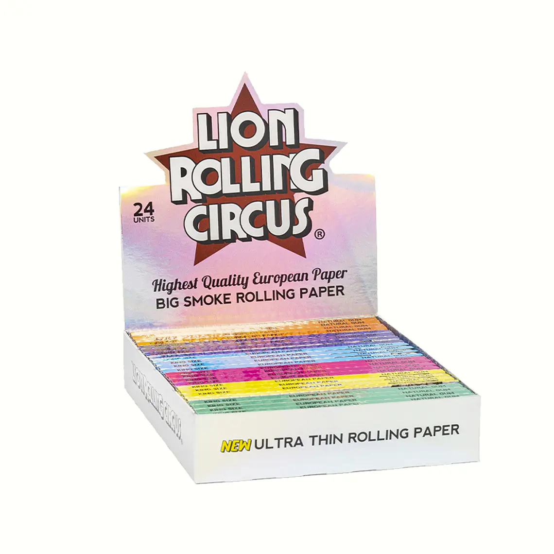 PAPELILLOS SILVER LION ROLLING CIRCUS KING SIZE 1