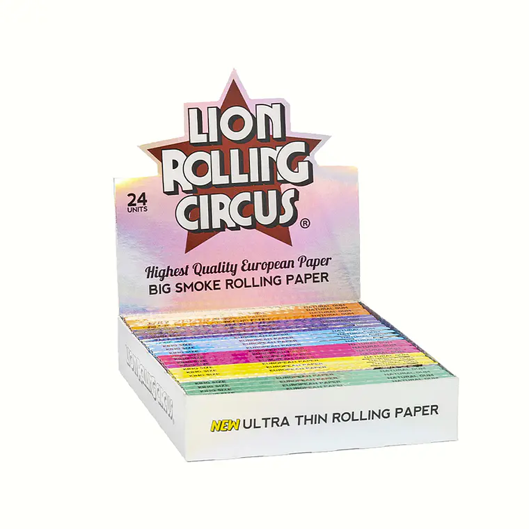 PAPELILLOS SILVER LION ROLLING CIRCUS KING SIZE 1