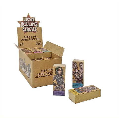 MINI BOQUILLAS ORGÁNICAS LION ROLLING CIRCUS