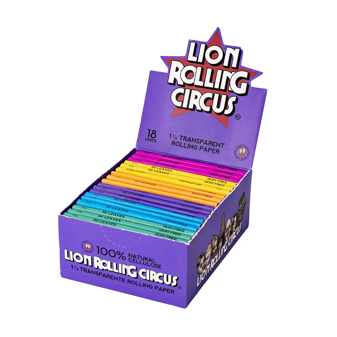 CELULOSA LION ROLLING CIRCUS 1 1/4 1
