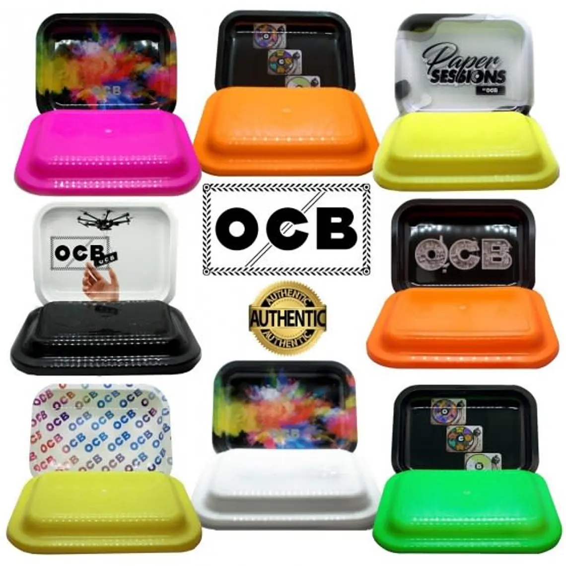 BANDEJA OCB METALICA CON TAPA  1