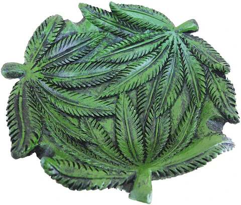 CENICERO CERAMICA CANNABIS 