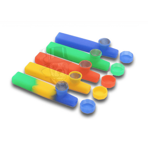 MINI PIPA DE SILICONA CON TAPA