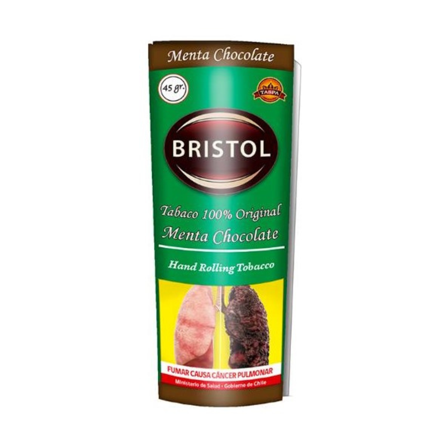 TABACO BRISTOL MENTA CHOCOLATE 45 gr.