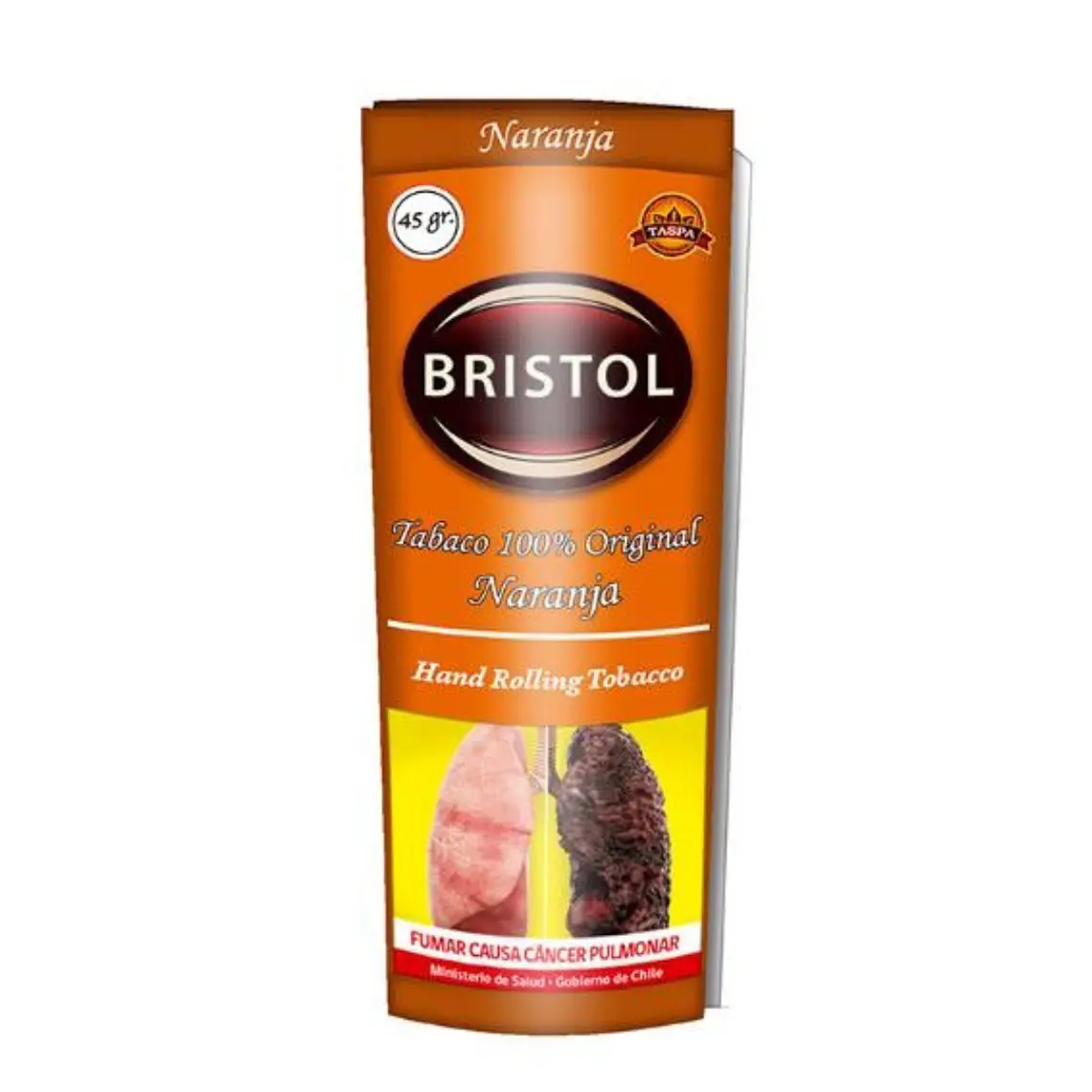 TABACO BRISTOL NARANJA 45 gr. 1