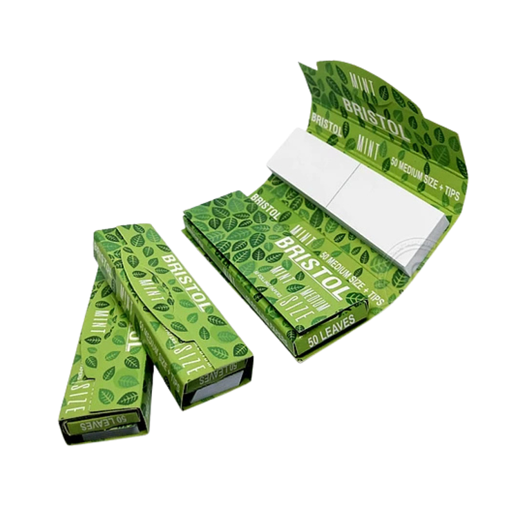 PAPEL + TIPS BRISTOL MENTA  2