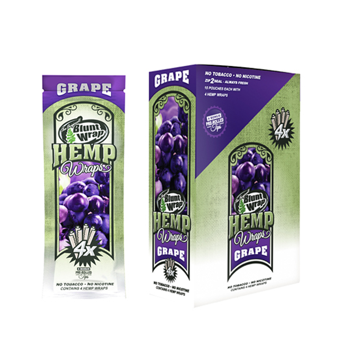 BLUNT HEMP WRAP X4 UVA 1
