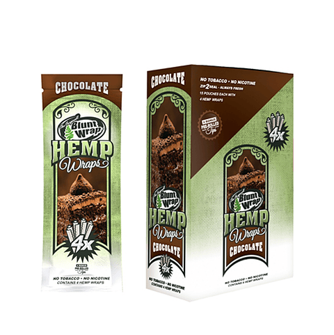 BLUNT HEMP WRAP X4 CHOCOLATE