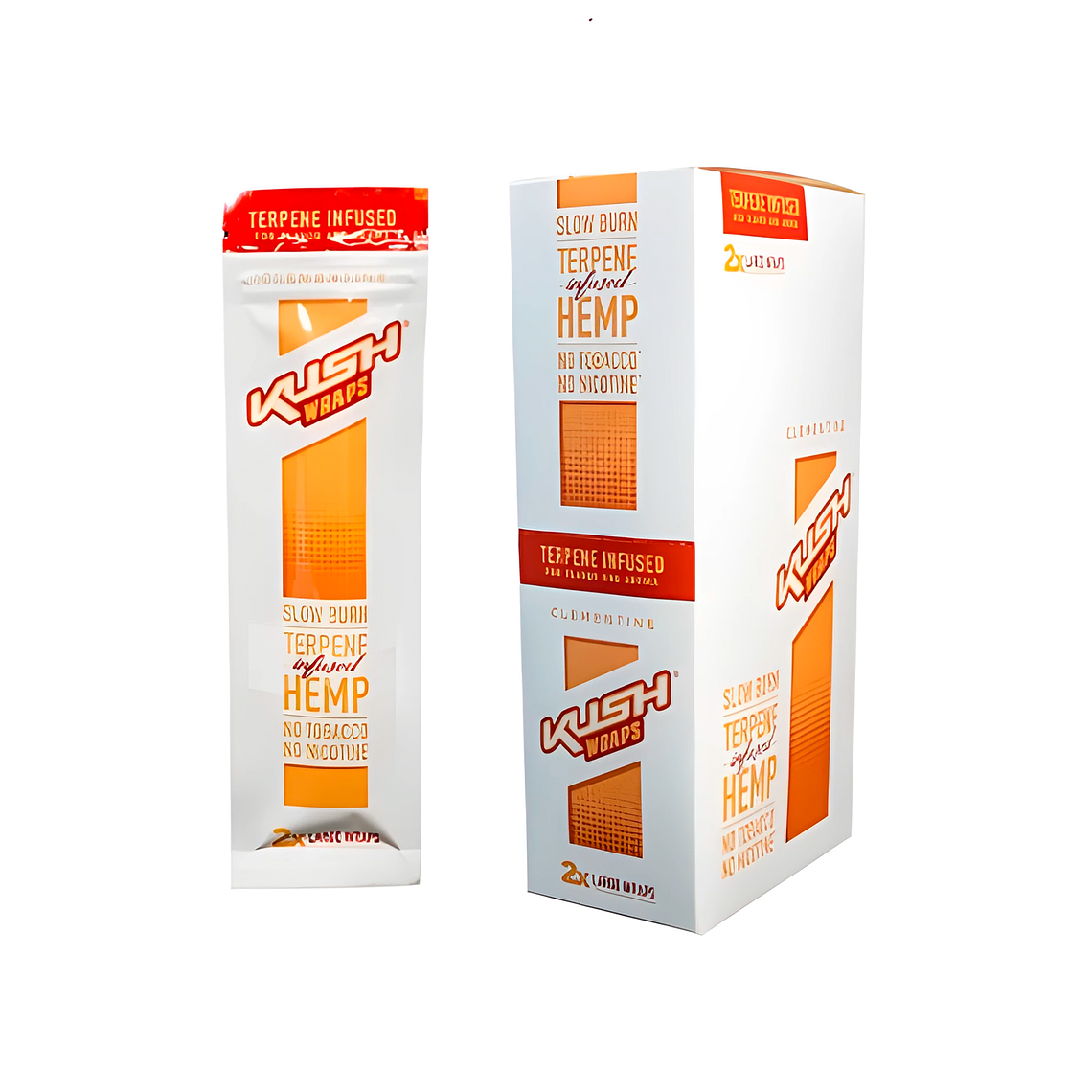 KUSH HEMP WRAP TERPENOS X2 CLEMENTINE 1